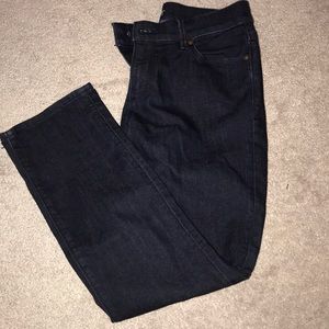 Loft modern kick crop jean